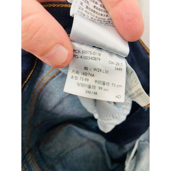 Levi’s Women’s Jean’s Blue Denim Midrise Skinny 5 Pocket Size 8 X 30 - Picture 12 of 12